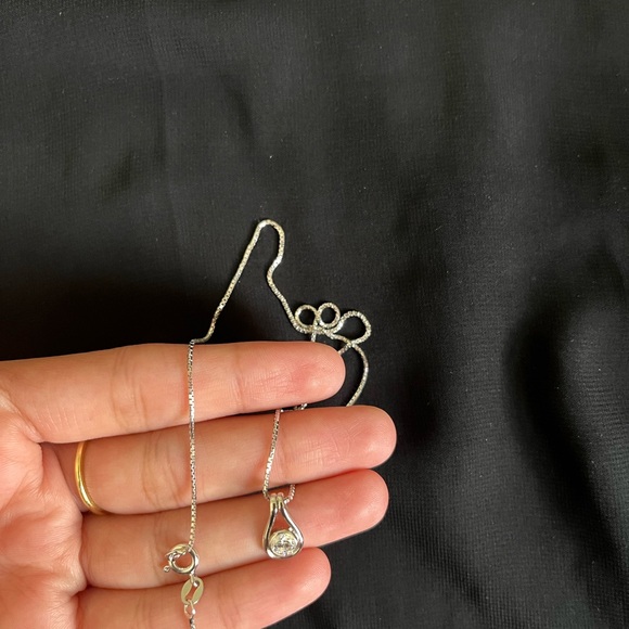 COPY - Silver pendant necklace with earrings - Picture 5 of 7